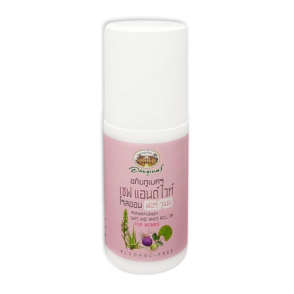 Натуральный роликовый дезодорант для женщин ABHAIBHUBEJHR Safe and White Roll on Deodorant For Women купить в Москве и Московской области.